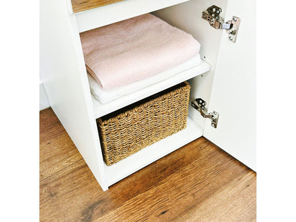 Elise - Slim Modular Closet Cabinet With Drawers - White