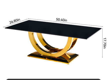 Rectangular Coffee Table With Base