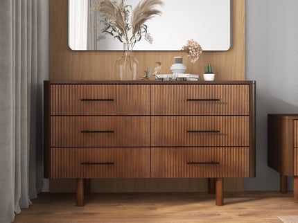 Logan - Dresser With 6 Drawers - Brown