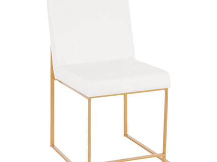 Fuji - Contemporary Stylish Frame, High Back Dining Chair (Set of 2)
