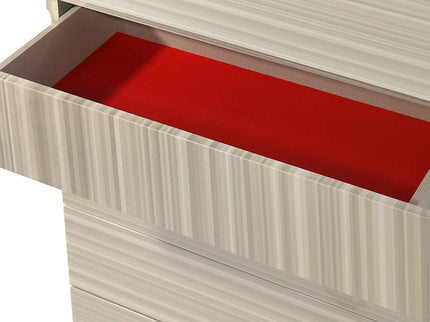 Leonor - 5 Drawer Chest - Gray