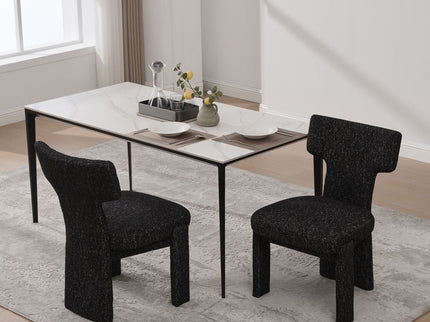 Armless Curved Back Accent Chairs