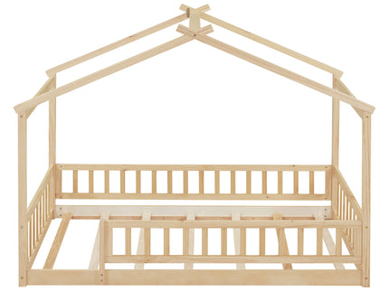 Bed House Bed Frame With Fence
