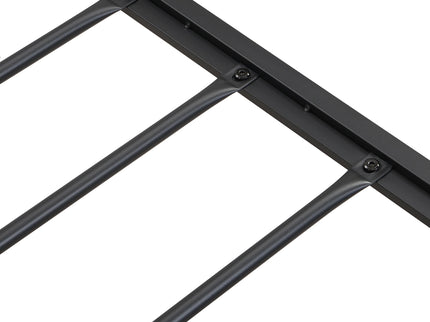 Modern Bed Frame With LED Lights, Upholstered Headboard, USB Charging