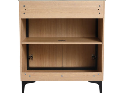 Modern Bathroom Vanity Base With Basin And Storage Cabinet