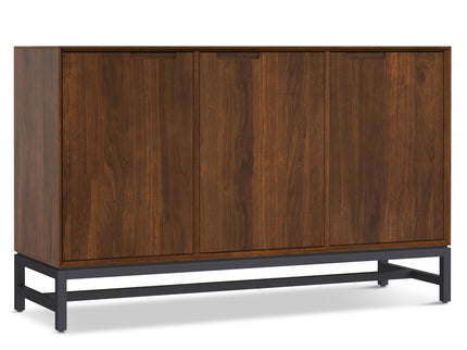 Banting - 3 Door Sideboard Buffet With Adjustable Shelves - Natural Walnut