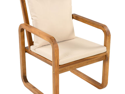 7 Piece Outdoor Patio Dining Set With Removable Cushions