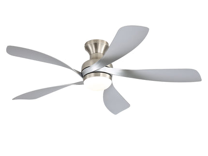 52" Ceiling Fan With 3 Color Dimmable LED Light, DC Reversible Motor, 6 Speed Settings