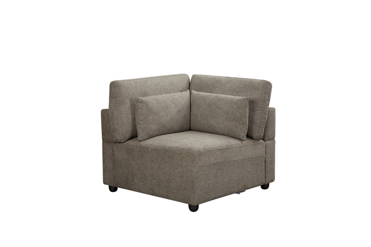 Rylie - Modular Sectional Sofa With Toss Pillows