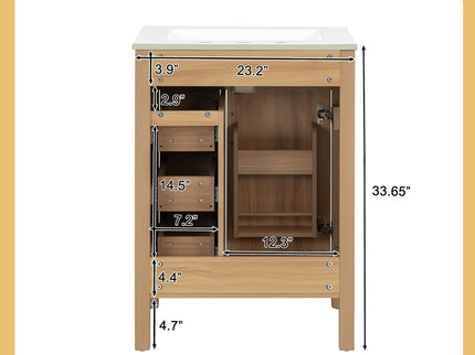 Modern Traditional Bathroom Vanity With Sink