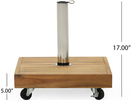 Ralph - Square Umbrella Base - Teak