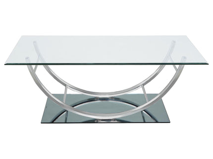 Garrett - 2 Piece Coffee Table Set - Chrome