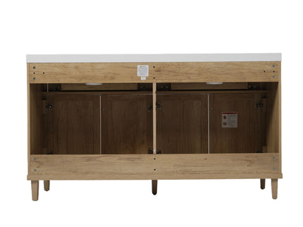 Bathroom Vanity With Double Sink, Large Storage Space