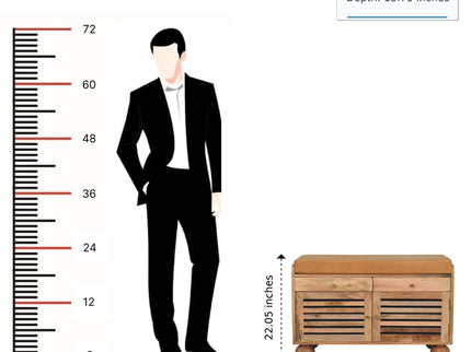 Shutter Shoe Rack With 2 Drawers - Beige