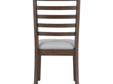 Upholstered Armless Chairs With High Ladder Back