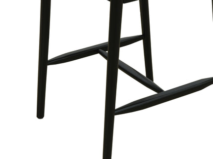 Mid Century Modern Counter Stools, Fabric Upholstered Chairs