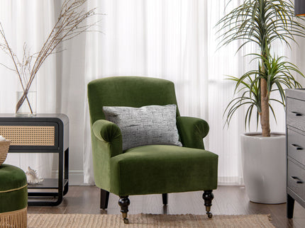 Eloise - Design Pleated Sock Arm Accent Armchair