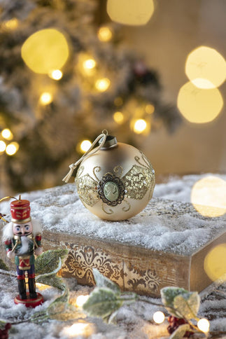 Decorative Hanging Ball Christmas Tree Ornaments For Holiday Decorations (Set of 6)