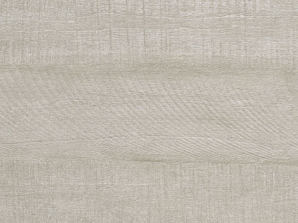 Strout - Queen Panel Bed With Upholstered Headboard - Rustic