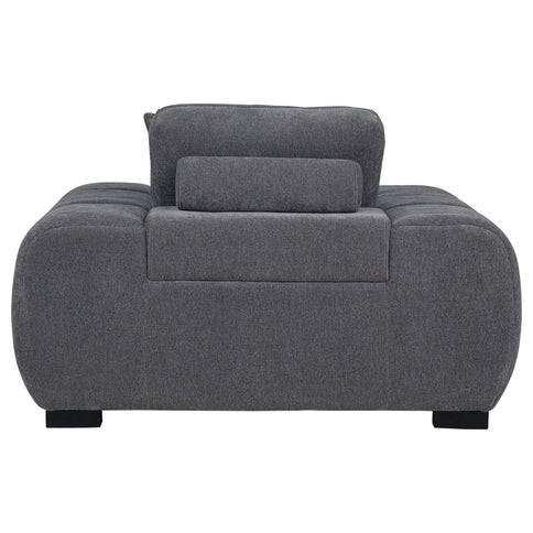Plather - Track Arm Accent Chair