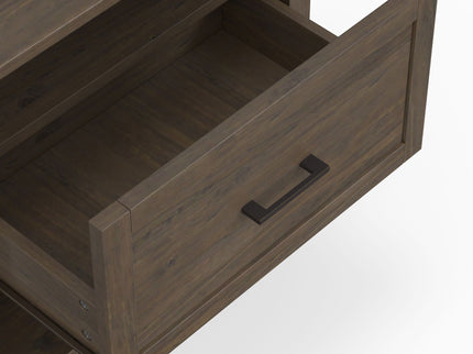Ela - Bedside Table - Smoky Brown