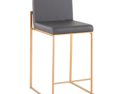 Fuji - Contemporary High Back Stylish Counter Stool
