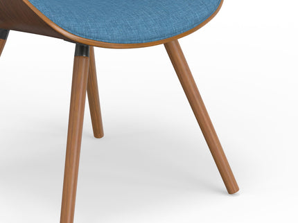 Malden - Bentwood Upholstered Dining Chair With Wood Back