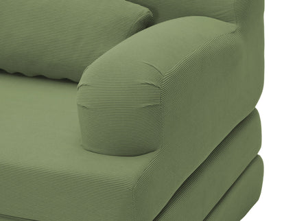 2 Seater Sofa Bed, Compact Foldable Floor Couch