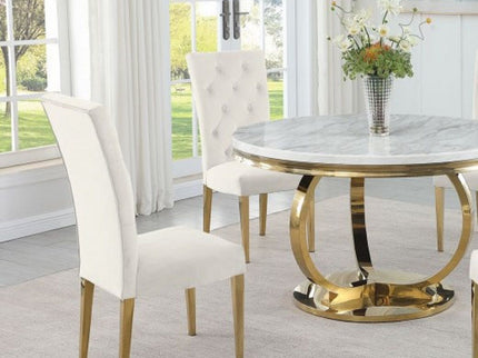 Modern Design Upholstered Dining Chair (Set of 2)