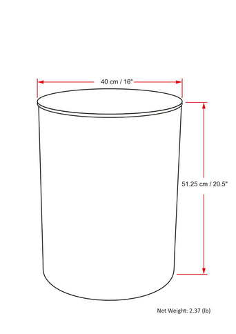 Curtis - Ombre Metal Cylinder Accent Table