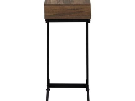 Accent Table, C - Shaped Contemporary Elegant Desig
