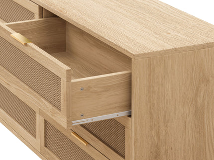6 Drawer Storage Modern Cabinet For Bedroom