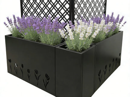 Tall Planter Raised Garden Bed With Trellis