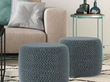 Bayley - Versatile Round Braided Pouf