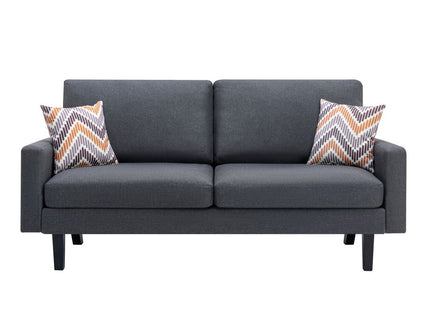 Bahamas - Minimalistic Sofa With 2 Throw Pillows