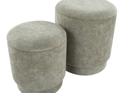 Marla - Upholste Contemporary Ottoman Set