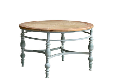 Round Top Carved Table For Living Room