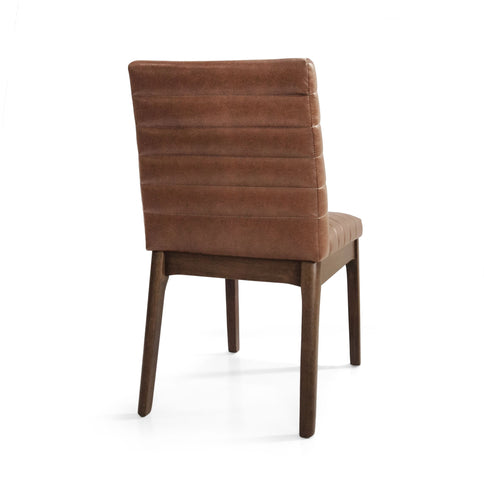Upholstered Dining Chairs With Rubber Legs (Set of 2)