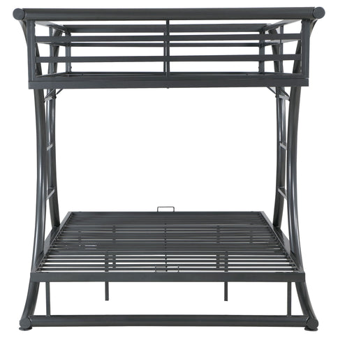 Weston - Bunk Bed Full Over Full - Gunmetal