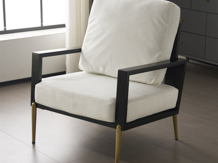 Modern Armchair With Solid Wood Frame
