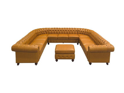 Chesterfield Vintage Style U - Shape Sectional