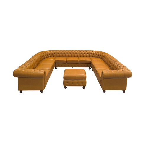 Chesterfield Vintage Style U - Shape Sectional