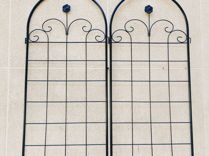 Metal Garden Trellis For Climbing Plants Outdoor Rustproof Plant Support Rose Trellis Netting Trellis