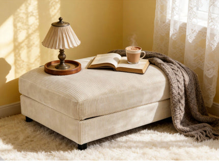 Upholstered Rectangle Ottoman