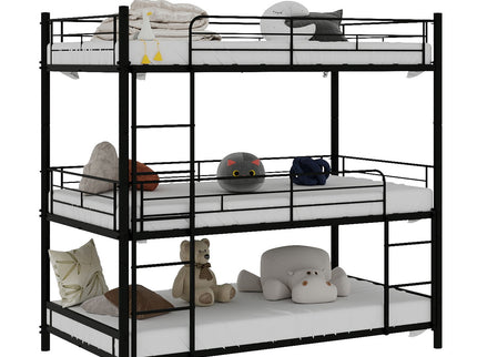 Triple Frame Bed With Built In Ladder