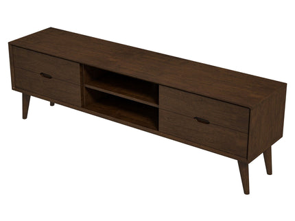 Adrian - TV Stand - Walnut Brown