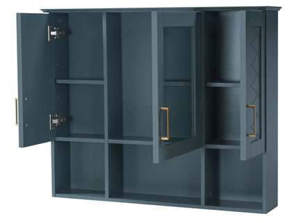 Modern Wall Mounted Medicine Cabinet With Adjustable Shelves, Soft Close Doors, High Define Mirror