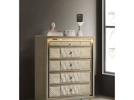 Mika - 5 Drawer LED Chest