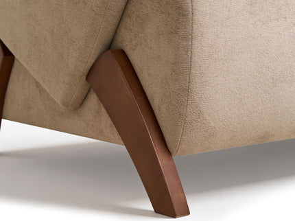 Lounge Accent Chair For Living Room - Beige Coffee