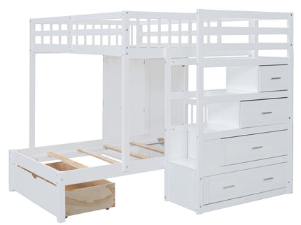 Bunk Bed With Wardrobe, Drawers